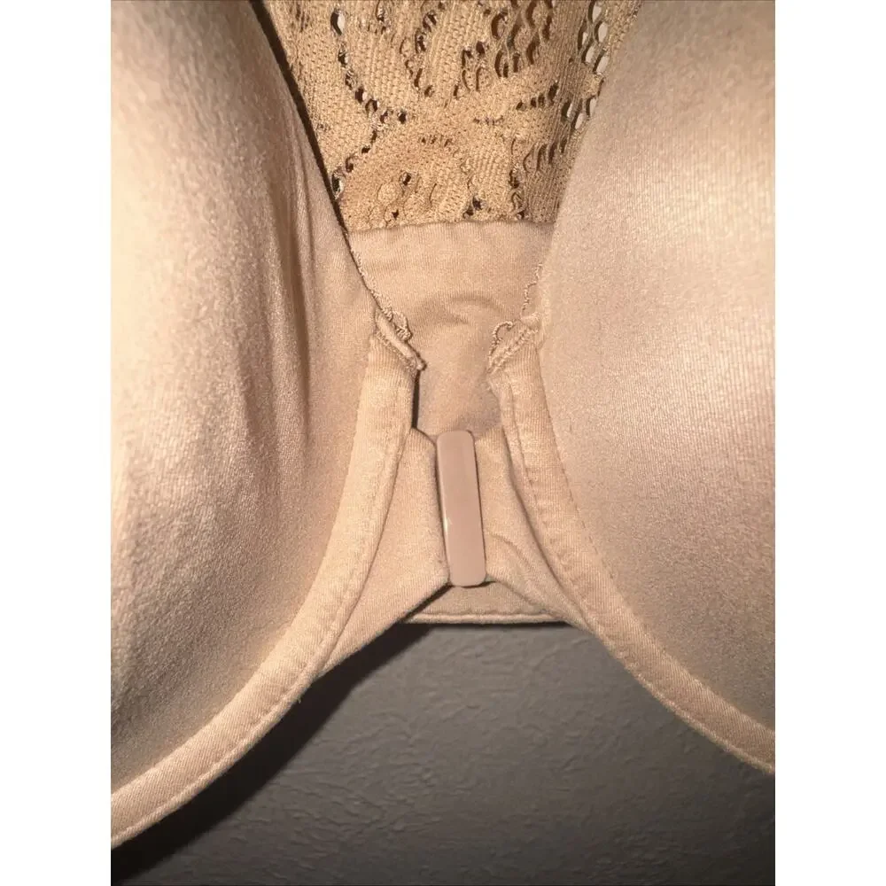 Victoria's Secret beige 40DD Body By Victoria Racerback Sexy Tan Lace VS Nude - Picture 2 of 13